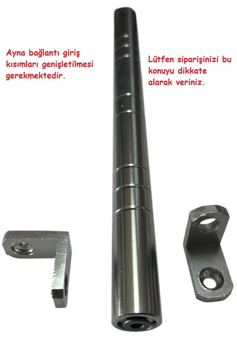 MOTOSİKLET GİDON BAR TİTANYUM MODEL 2 ( KÖŞELİ )