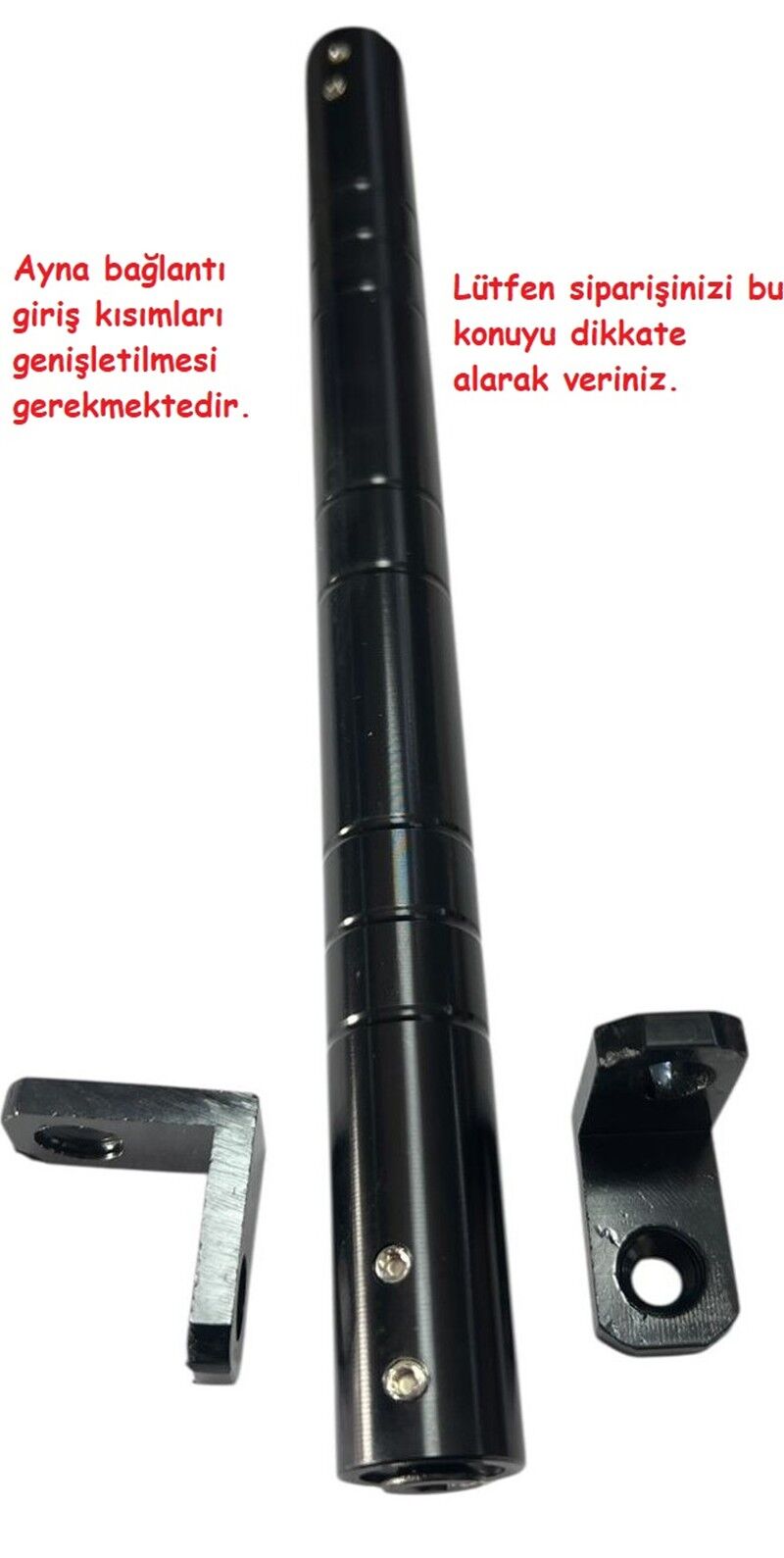 MOTOSİKLET GİDON BAR SİYAH MODEL 2 ( KÖŞELİ )