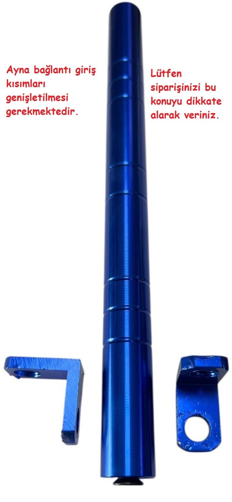 MOTOSİKLET GİDON BAR MAVİ MODEL 2 ( KÖŞELİ )