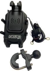 NERO - ( ŞARJLI W-707 ) GİDON BAĞLANTILI TELEFON TUTUCU (TİTREŞİM MODÜLLÜ)