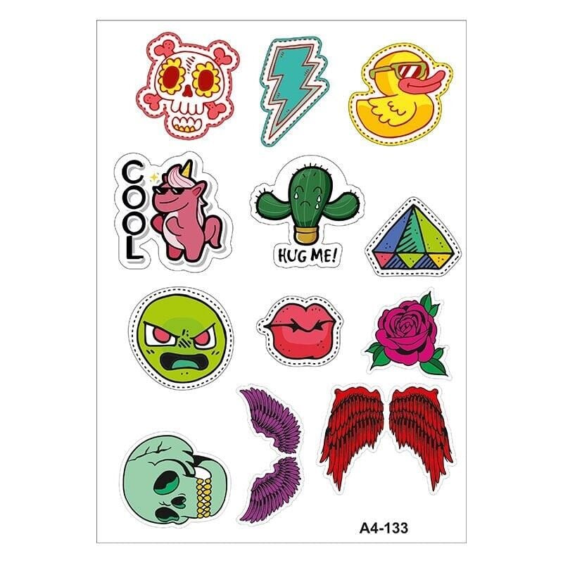 A4 STİCKER 133 TEK PAKET ÇOKLU STİCKER