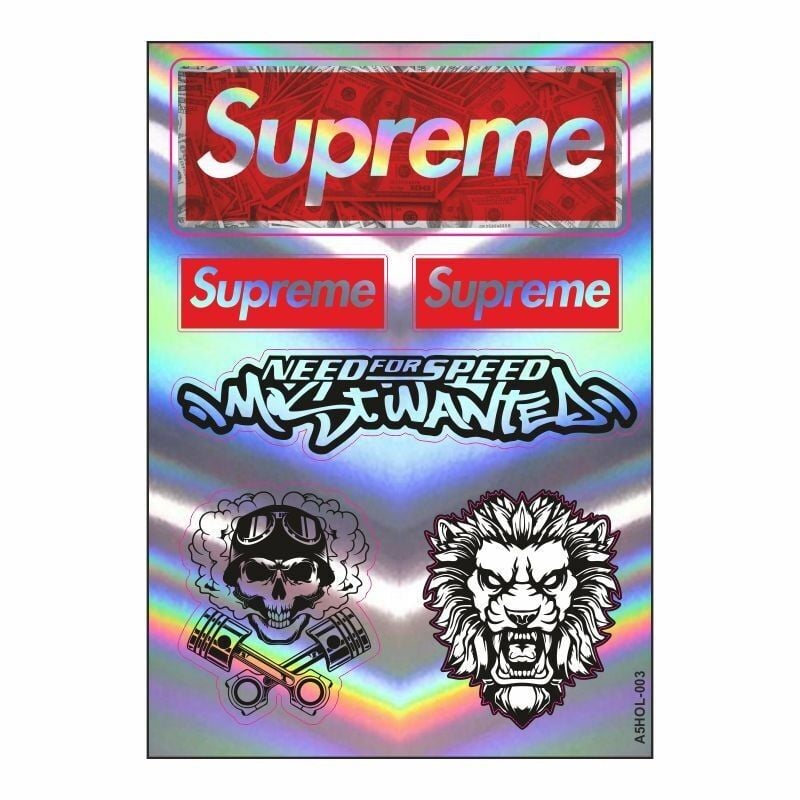 A5 HOLOGRAM STİCKER 073 TEK PAKET ÇOKLU STİCKER