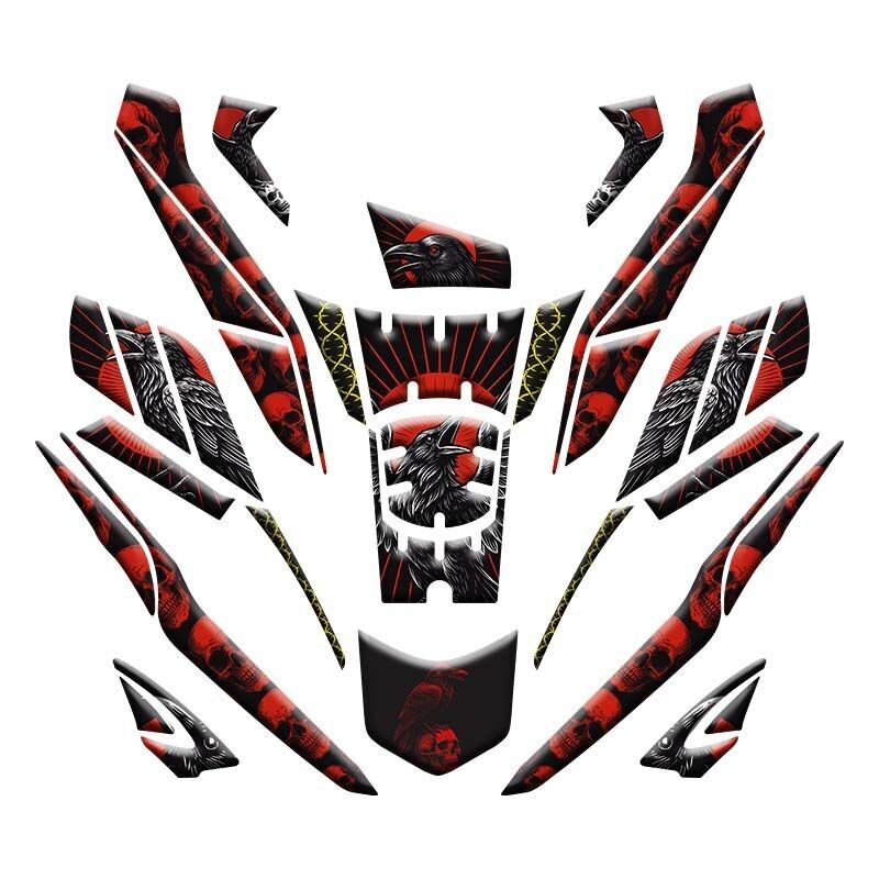 HONDA PCX 2025-2026 UYUMLU TANK PAD SET 012