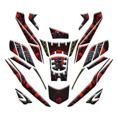 HONDA PCX 2025-2026 UYUMLU TANK PAD SET 012