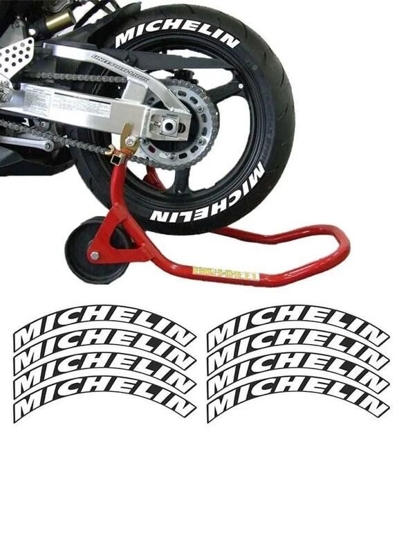 Lastik Yanak Yazısı MICHELIN BEYAZ 3D#