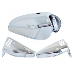 BENZİN DEPOSU VE YAN KAPAKLAR NİKEL [TAKIM]  CG