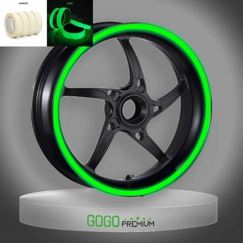 GECE YANAN DOĞAL RENK FOSFORLU 7cm x 7 m LÜKS 1