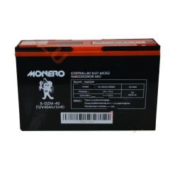 AKÜ 12V-40 AMPER [267*78*170 mm] E-BIKE AKÜ - MONERO-NCR