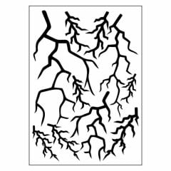 A4 STİCKER 132 TEK PAKET ÇOKLU STİCKER ŞİMŞEK SİYAH