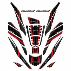 HONDA PCX 2021 - 2024 UYUMLU TANK PAD SET  013 014 016 017