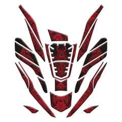 HONDA PCX 2021 - 2024 UYUMLU TANK PAD SET 017