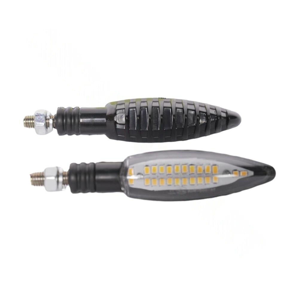 LED SİNYAL [SARI IŞIK] [TAKIM] SİYAH [1011] - E BELGELİ