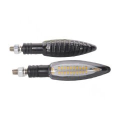 LED SİNYAL [SARI IŞIK] [TAKIM] SİYAH [1011] - E BELGELİ