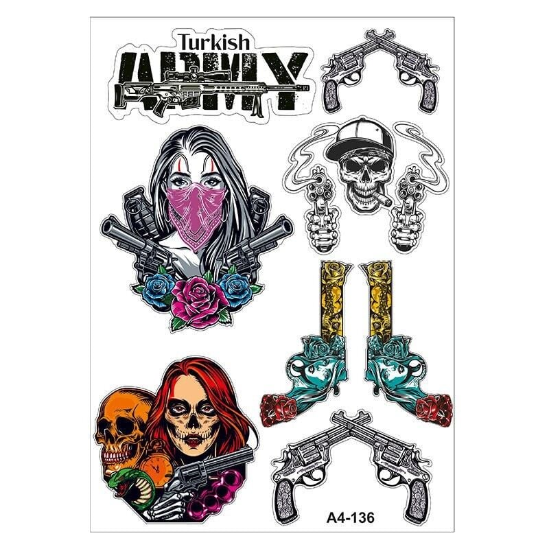 A4 STİCKER 136 TEK PAKET ÇOKLU STİCKER