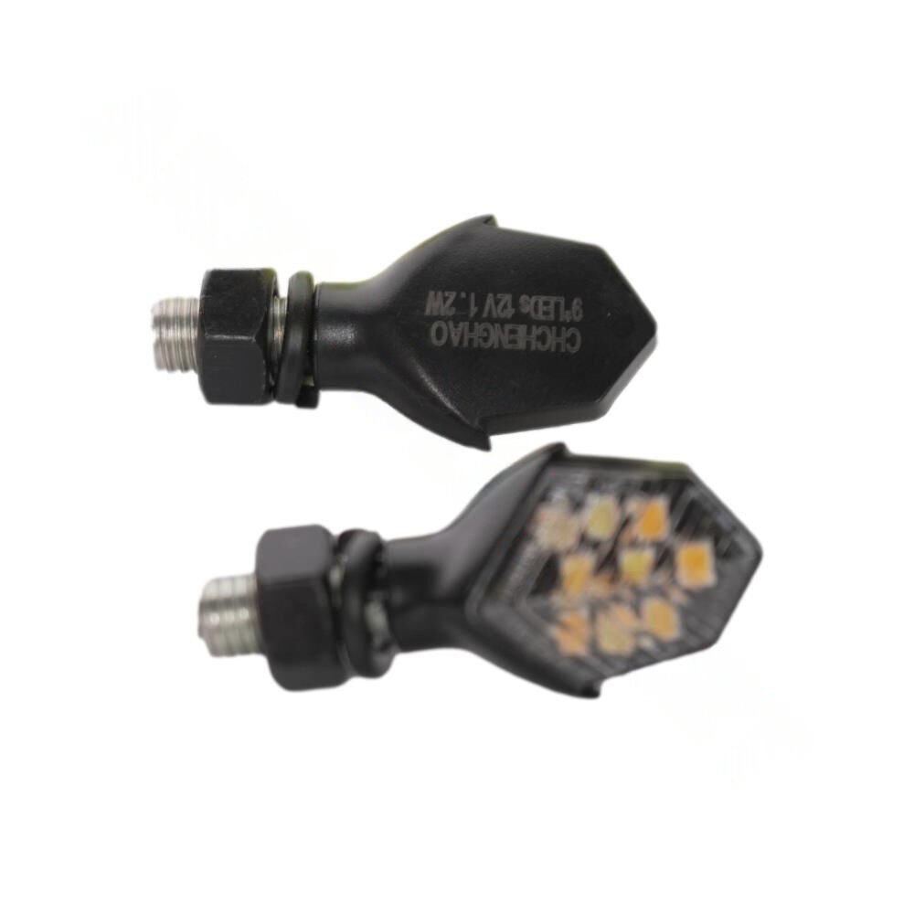 LED SİNYAL [SARI IŞIK] [TAKIM] SİYAH [1069] - E BELGELİ