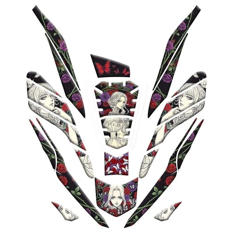 HONDA PCX 2021 - 2024 UYUMLU TANK PAD SET 013