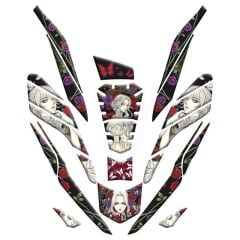 HONDA PCX 2021 - 2024 UYUMLU TANK PAD SET 013