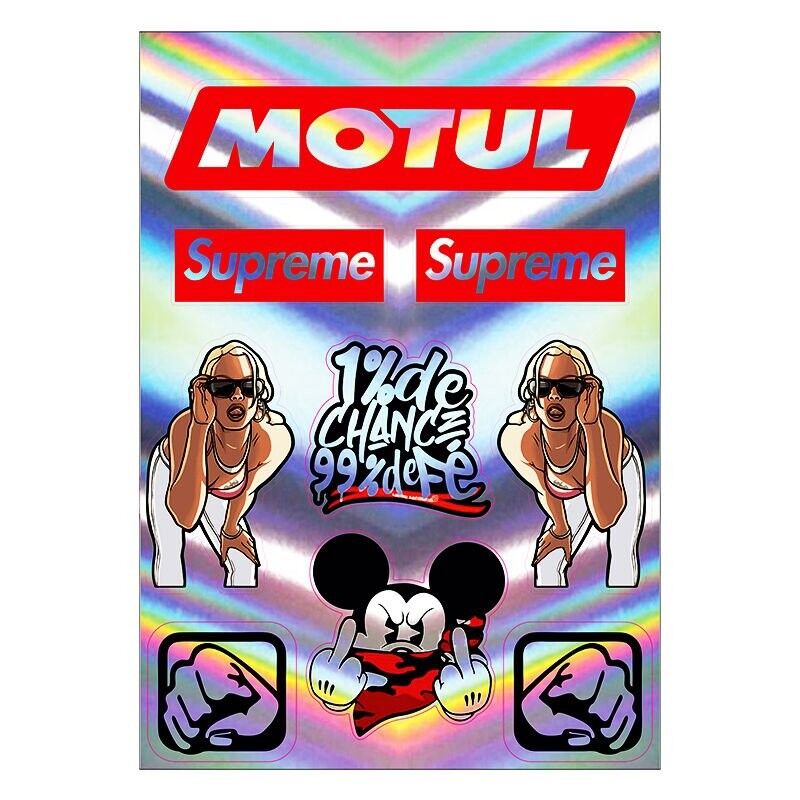 A5 HOLOGRAM STİCKER 081 TEK PAKET ÇOKLU STİCKER