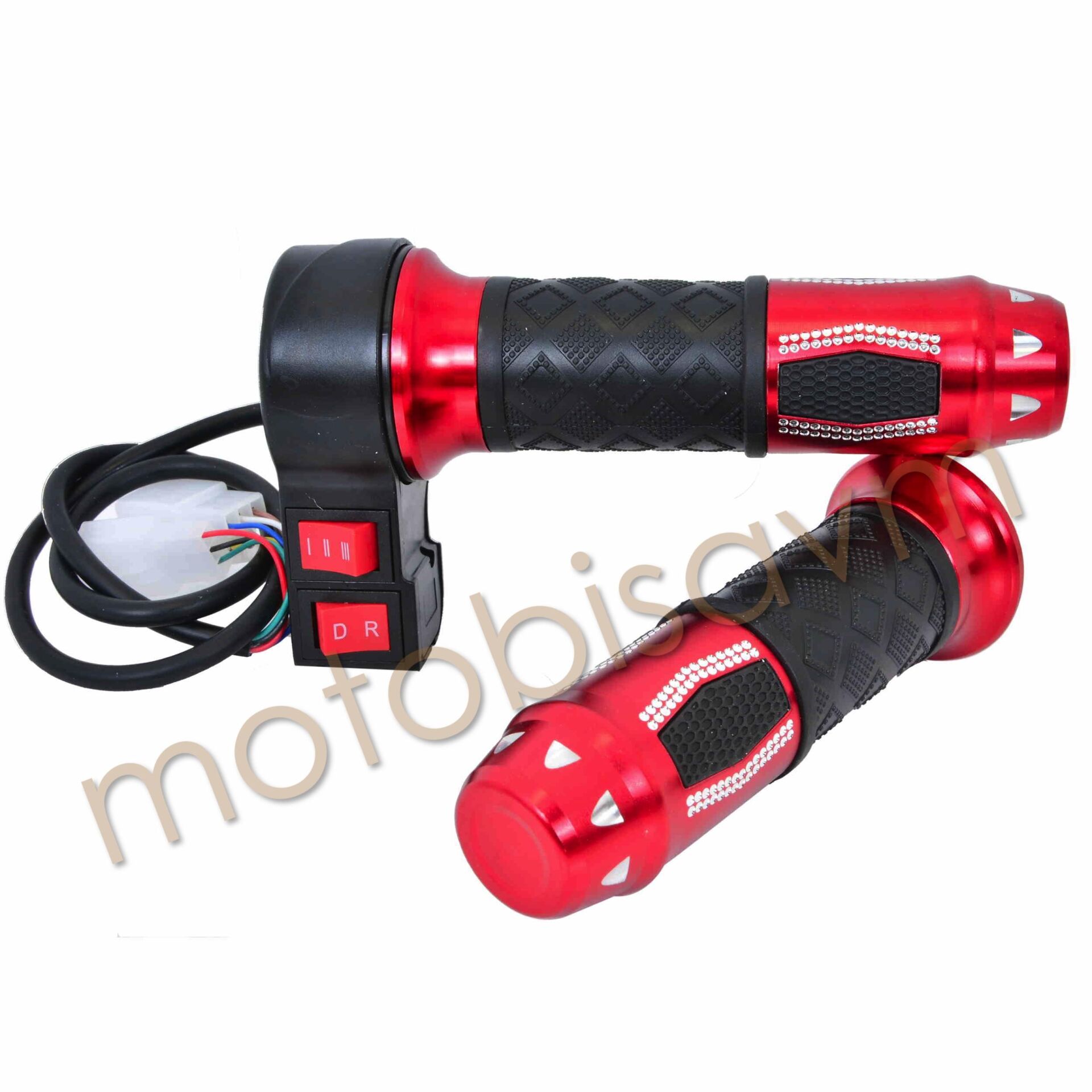 GAZ KOLU [TAKIM] [3 VİTES / İLERİ-GERİ] KIRMIZI - EBIKE