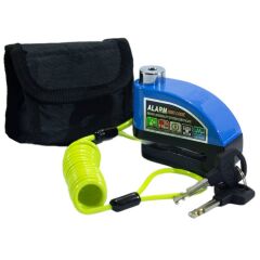 DİSK KİLİT - DÜZ ANAHTARLI - ALARMLI [SİYAH]