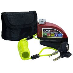 DİSK KİLİT - DÜZ ANAHTARLI - ALARMLI [SİYAH]