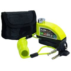 DİSK KİLİT - DÜZ ANAHTARLI - ALARMLI [SİYAH]