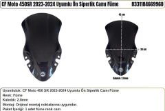 CF Moto 450SR Siyah (2023-24) Siperlik Camı