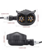 Baykuş Beyaz Parklı Led Sinyal Takım #