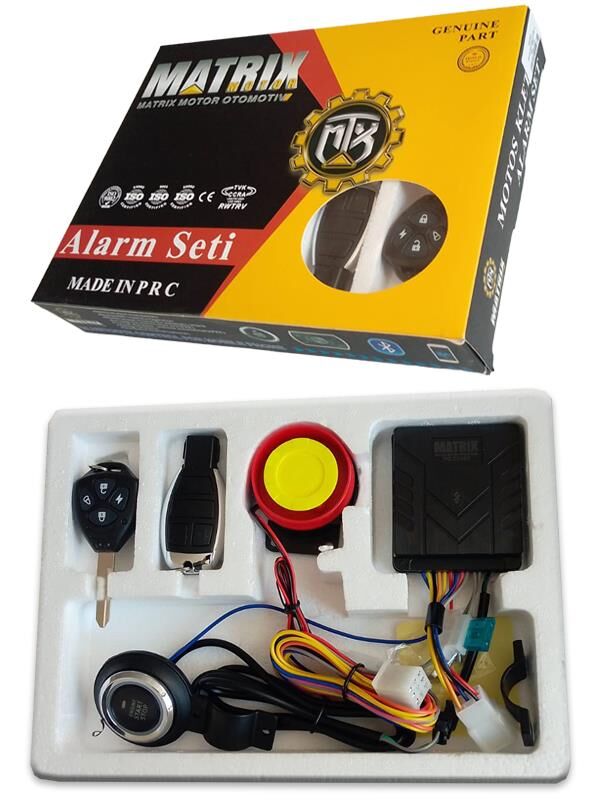 Alarm Seti Bluetooth + Star , Stop