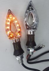 LED SİNYAL üçgen KROM