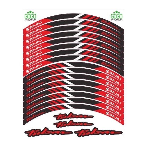 PULSAR UYUMLU REFLEKTÖRLÜ 1 SET JANT ŞERİDİ